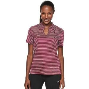 NWT Nike Women's Striped Golf Polo (Small)